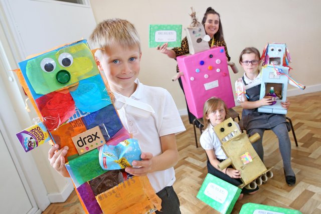 4 children pose with the 